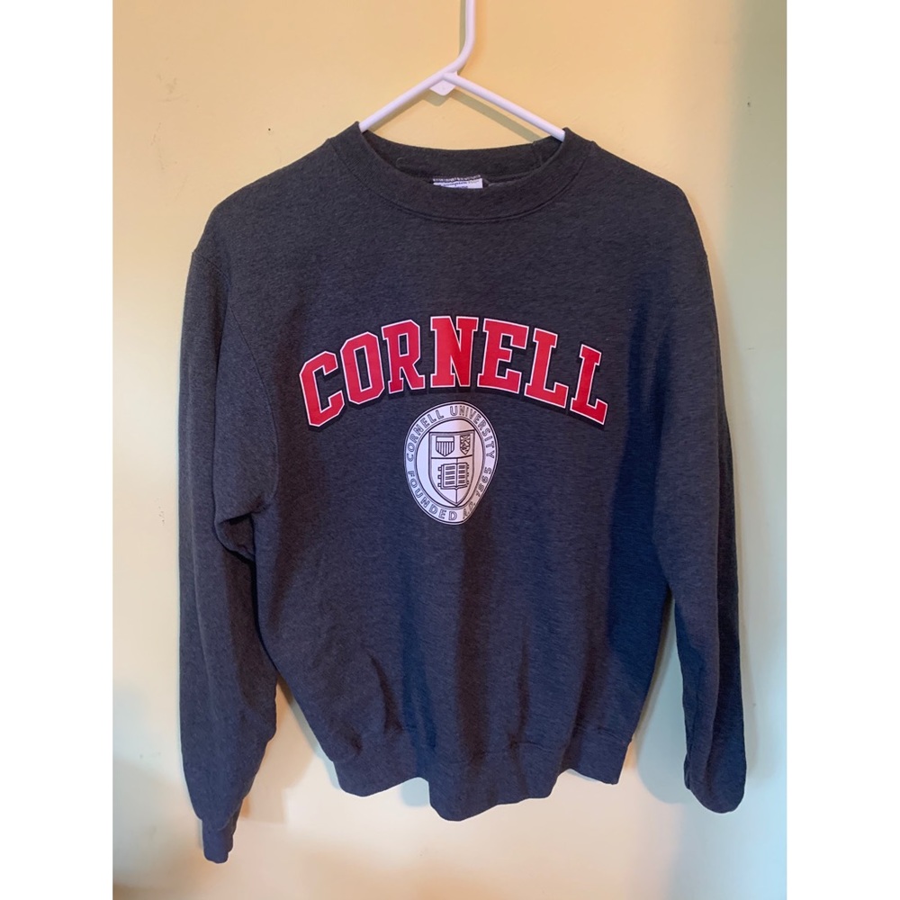 Cornell Gray Champion Pullover Sweatshirt